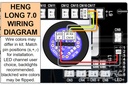 LegoDEI Heng Long IR Receiver Upgrade Blue with Mounting Kit and Reception Pattern Caps V2.0 ADM6023-001