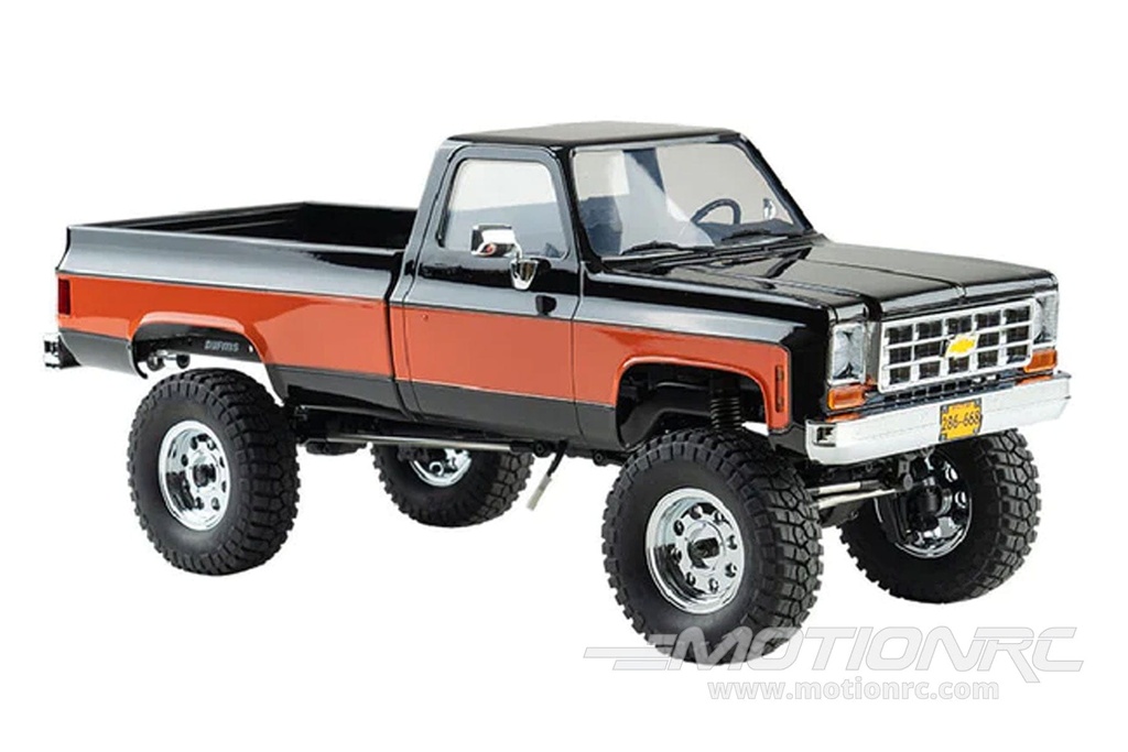 FMS FCX18 Chevy K10 Black 1/18 Scale 4WD Crawler - RTR FMS11851RTRBK