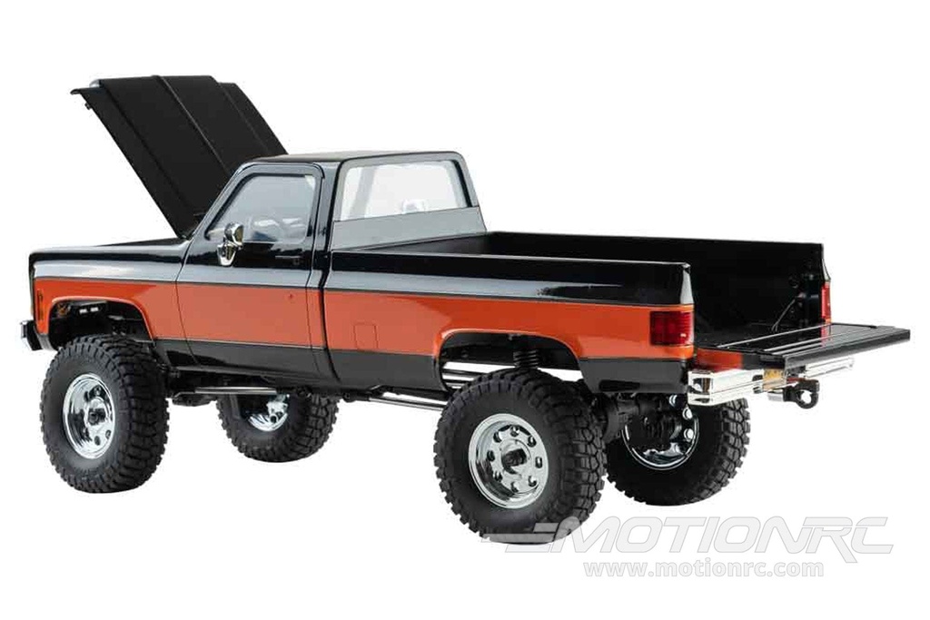 FMS FCX18 Chevy K10 Black 1/18 Scale 4WD Crawler - RTR FMS11851RTRBK