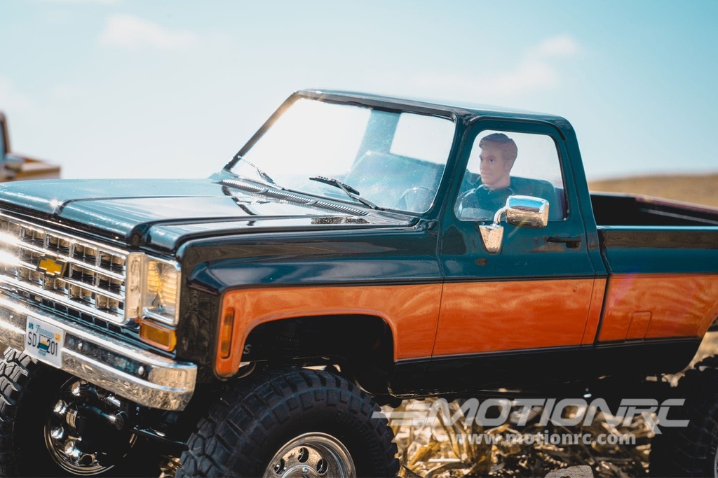 FMS FCX18 Chevy K10 Black 1/18 Scale 4WD Crawler - RTR FMS11851RTRBK