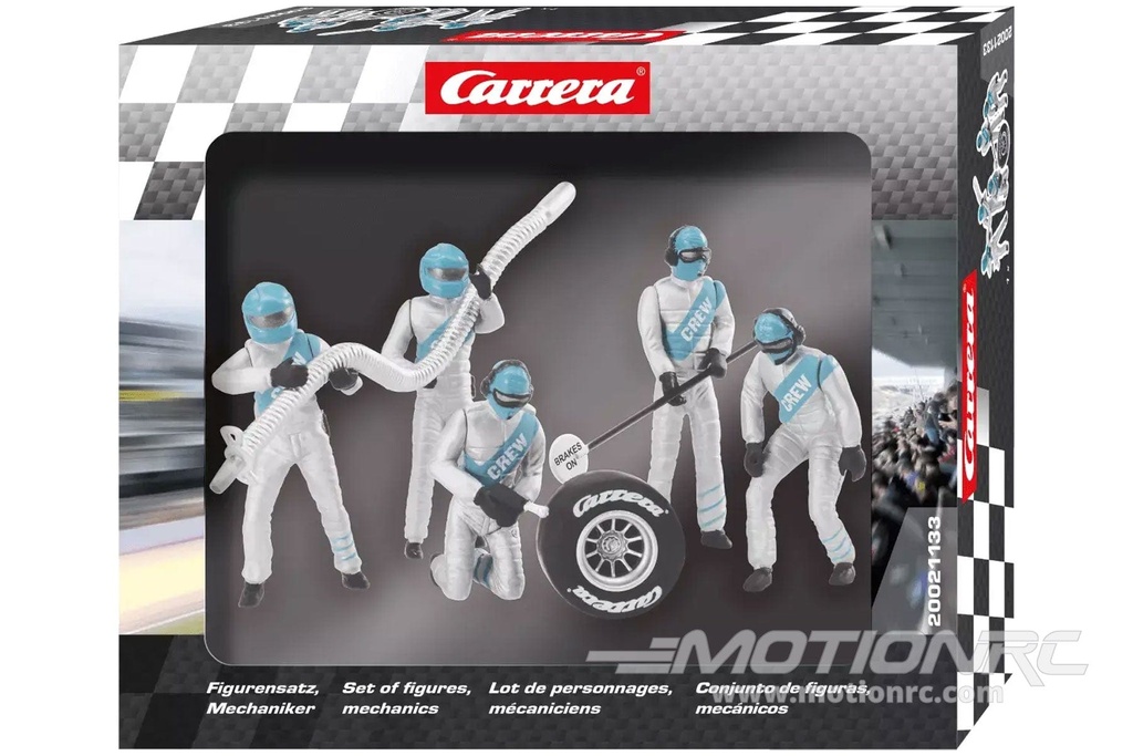 Carrera 1/32 Scale Figures Silver Mechanics (5) CRE20021133