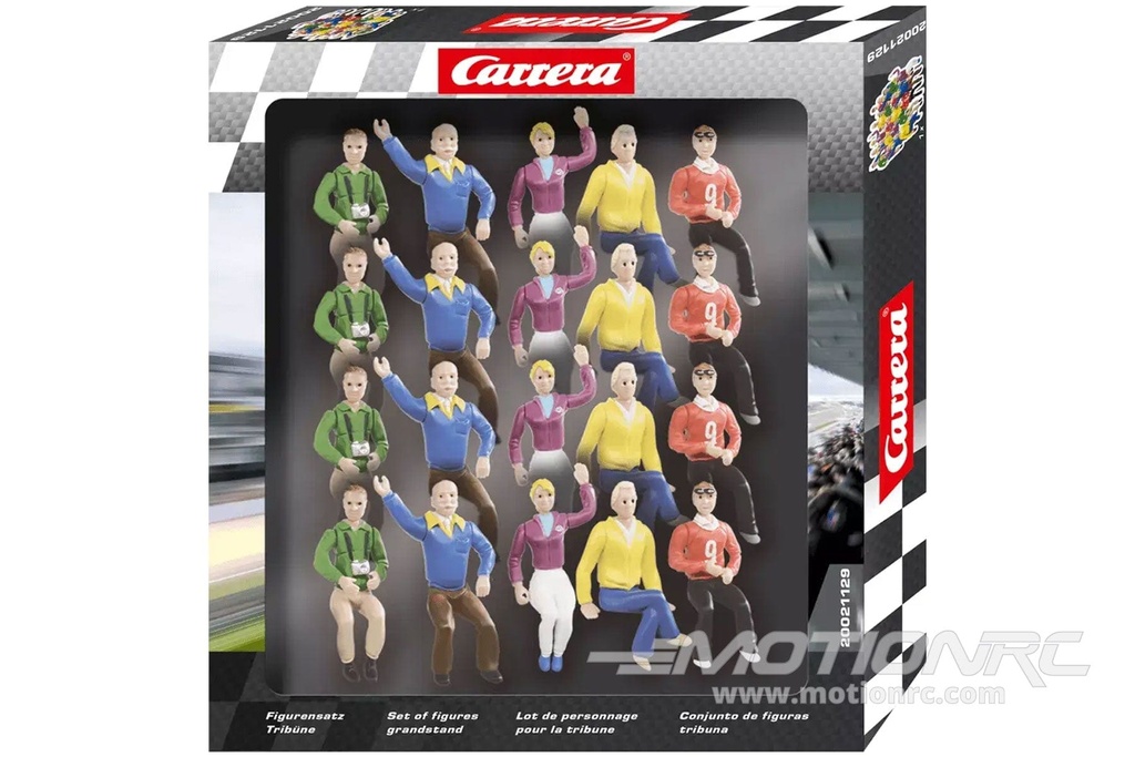 Carrera 1/32 Scale Large Figure Set Spectators for Grandstand (20) CRE20021129