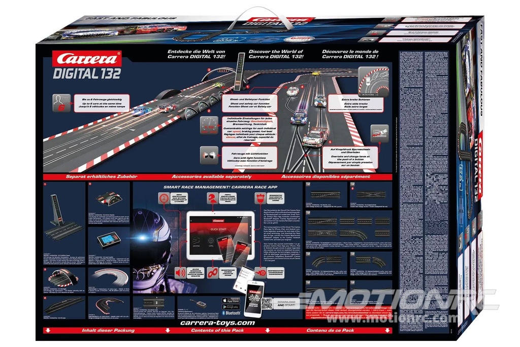 Carrera DTM Fast and Fabulous 1/32 Scale Digital Slot Car Set CRE20030030