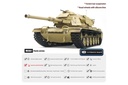 Tongde US M60A1 ERA Upgrade Edition 1/16 Scale Battle Tank - RTR TDE1000-001