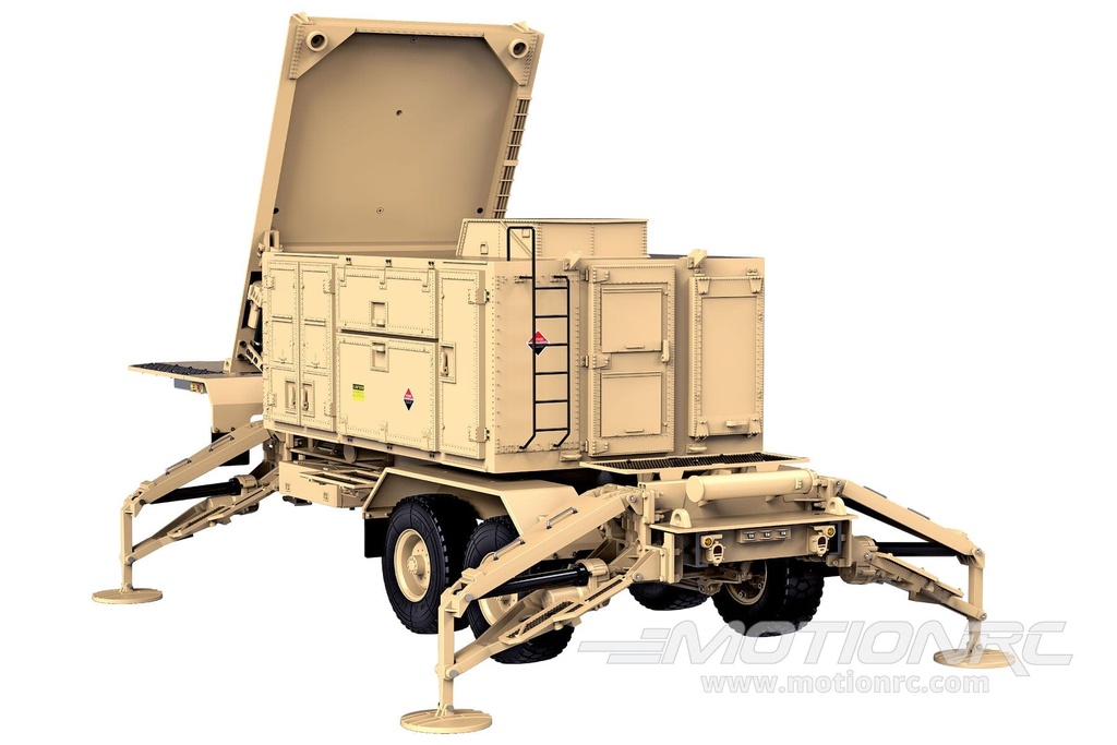 Heng Guan US Military Tan 1/12 Scale Radar Array Trailer - KIT HGN-P804TAN
