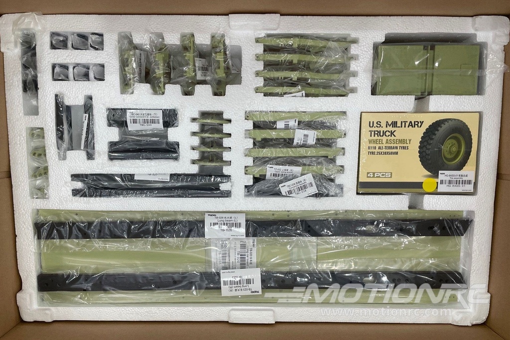 Heng Guan US Military Green 1/12 Scale Radar Array Trailer - KIT HGN-P804GREEN