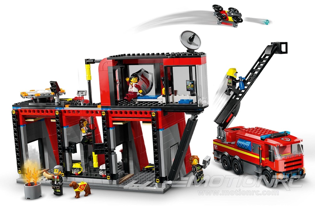 LEGO City Fire Station with Fire Truck 60414