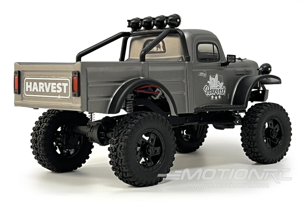Hobby Plus CR18P EVO Matte Gunmetal Harvest 1/18 Scale 4WD Mini Crawler - RTR HBP1810109
