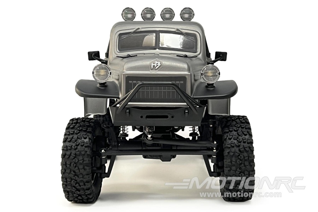 Hobby Plus CR18P EVO Matte Gunmetal Harvest 1/18 Scale 4WD Mini Crawler - RTR HBP1810109
