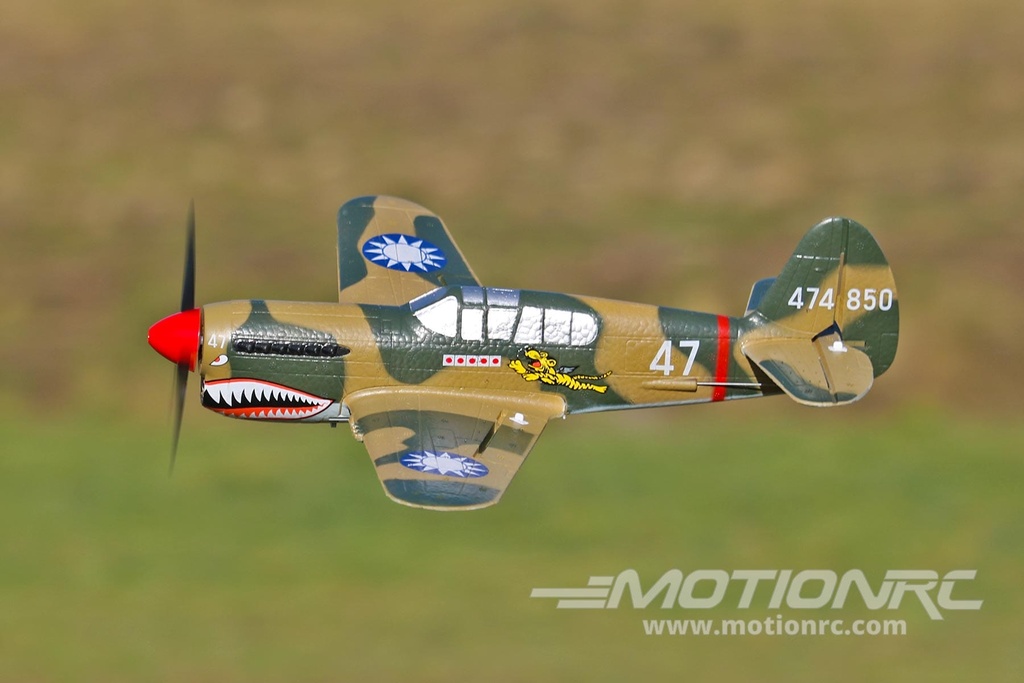 Skynetic P-40 EPP with Gyro 400mm (15.7") Wingspan - FTR SKY1057-002