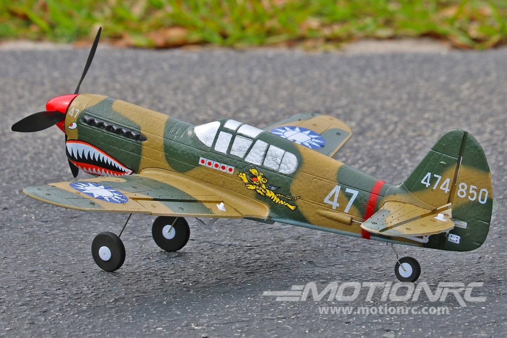 Skynetic P-40 EPP with Gyro 400mm (15.7") Wingspan - RTF - (OPEN BOX) SKY1057-001(OB)