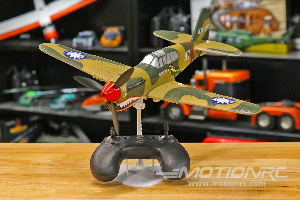 Skynetic P-40 EPP with Gyro 400mm (15.7") Wingspan - RTF - (OPEN BOX) SKY1057-001(OB)