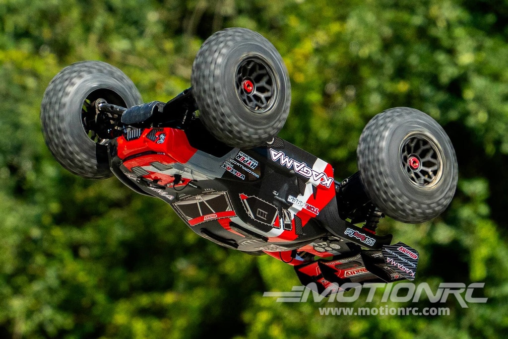 Team Corally Kagama Red 1/8 Scale 4WD Monster Truck - Rolling Chassis COR00474-R