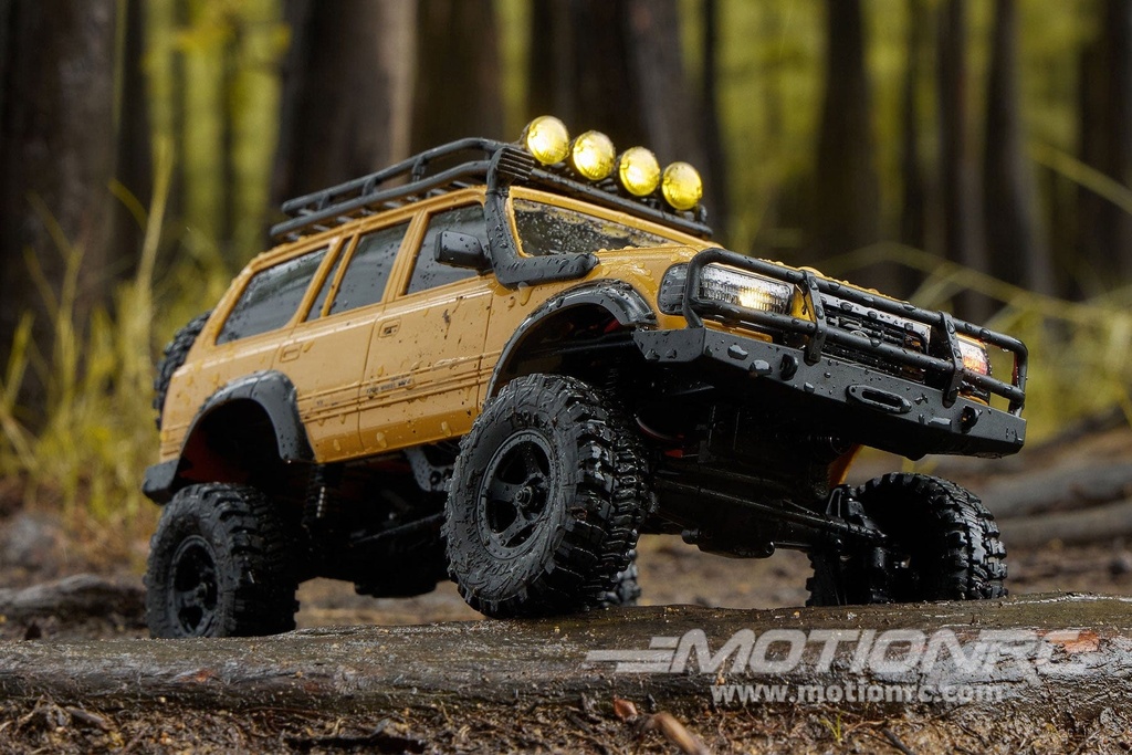 FMS Toyota LC80 Yellow 1/18 Scale 4WD Crawler - RTR FMS11831RTRYL