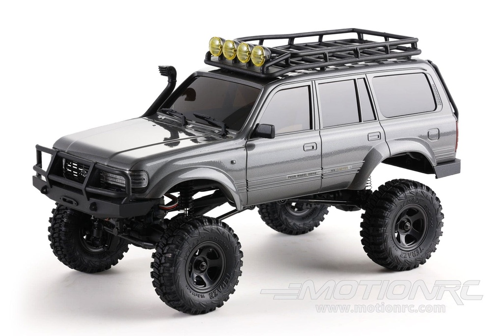 FMS Toyota LC80 Grey 1/18 Scale 4WD Crawler - RTR FMS11831RTRGY