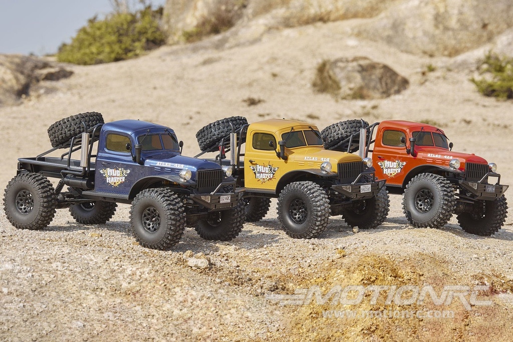 FMS Atlas 4x4 Yellow 1/10 Scale 4WD Crawler - RTR FMS11036RSYL