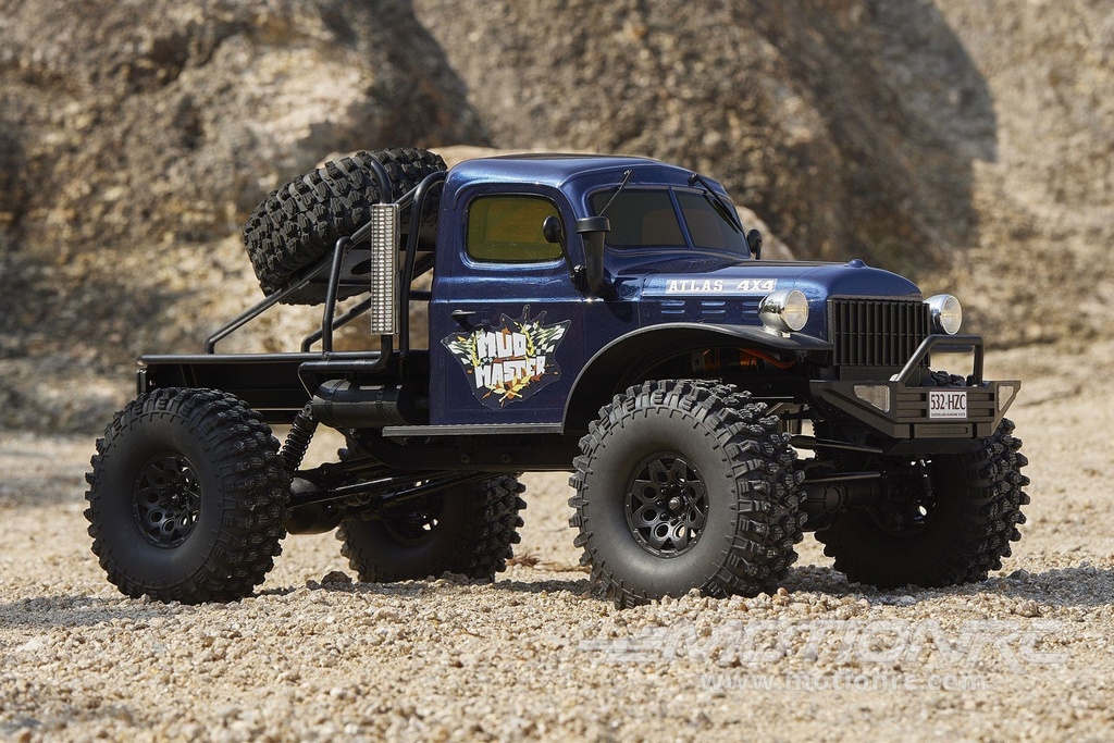 FMS Atlas 4x4 Blue 1/10 Scale 4WD Crawler - RTR FMS11036RSBU
