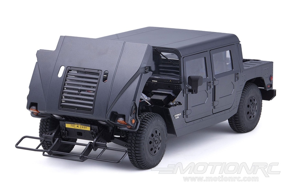 FMS Hummer H1 Black 1/12 Scale 4WD Truck - RTR FMS11261RTRBK