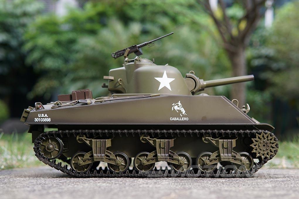 Heng Long USA M4A3 Sherman Professional Edition 1/16 Scale Battle Tank - RTR - (OPEN BOX) HLG3898-002(OB)