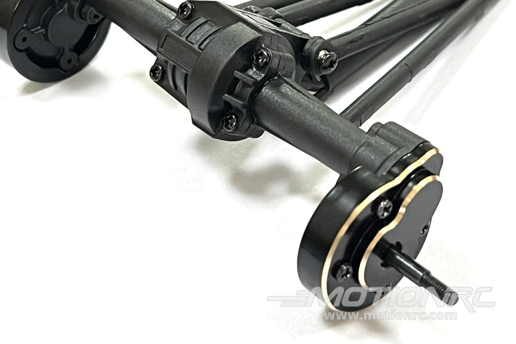 Hobby Plus CR18P Rear Portal Hub Brass Cover Set (Pr.) HBP240296