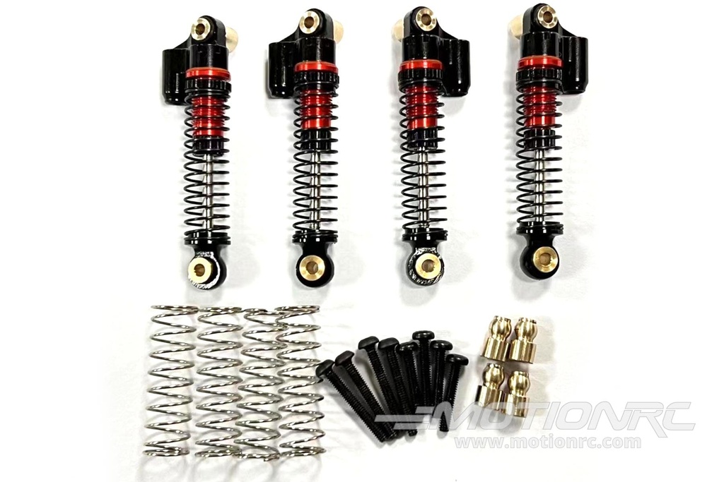 Hobby Plus 1/18 Scale Oil-Filled Aluminum Shock Set (4) HBP240290