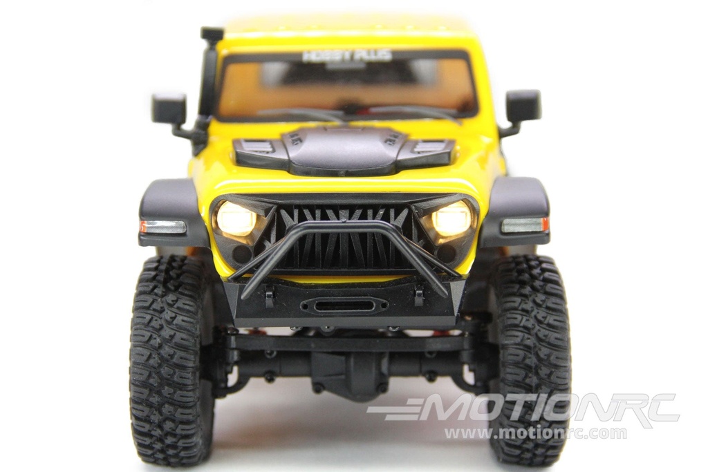 Hobby Plus CR18 Yellow Kratos 1/18 Scale 4WD Mini Crawler - RTR HBP1810125-YW