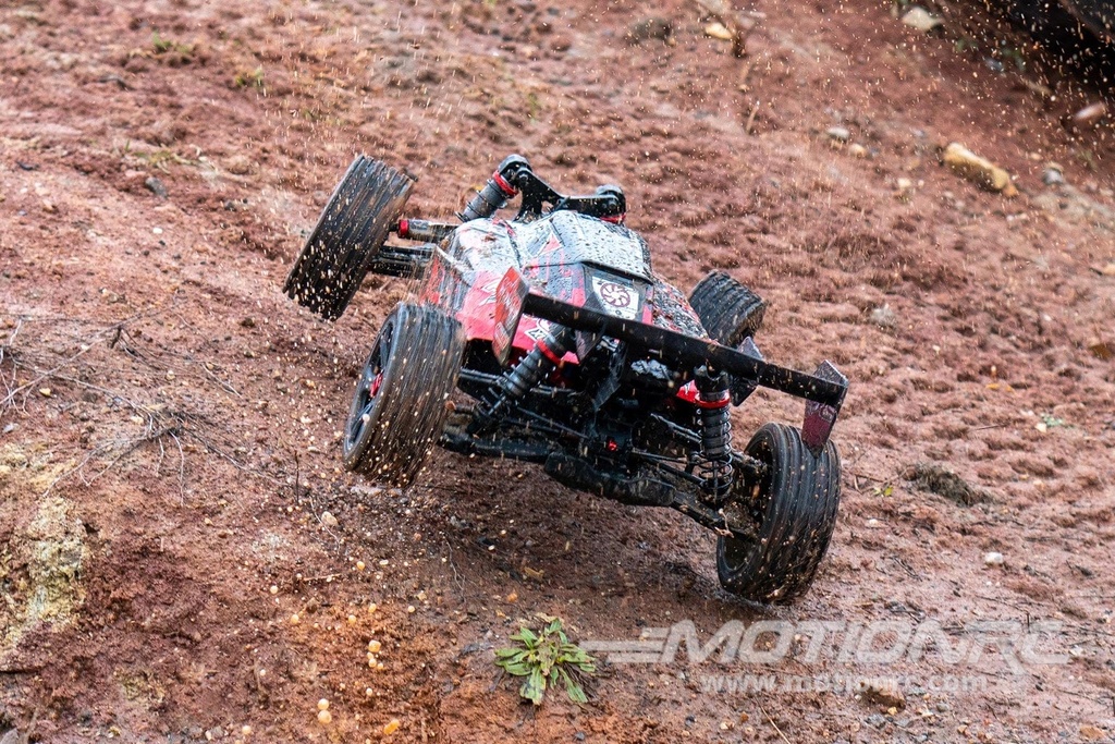 Team Corally Asuga XLR Red Large Scale 4WD Monster Buggy - RTR COR00288-R
