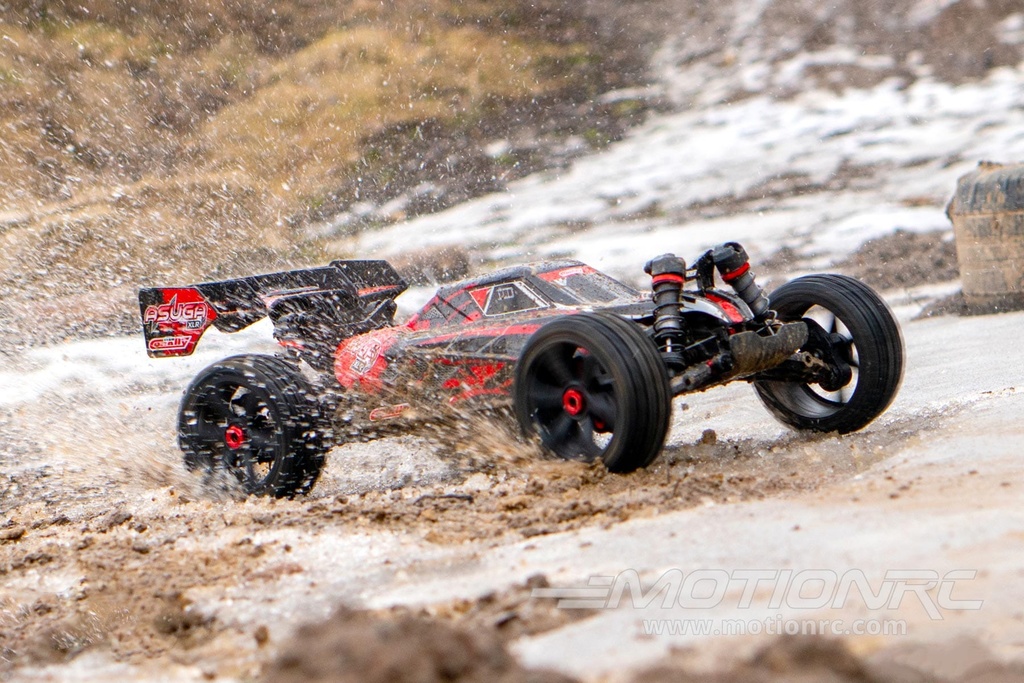 Team Corally Asuga XLR Red Large Scale 4WD Monster Buggy - RTR COR00288-R