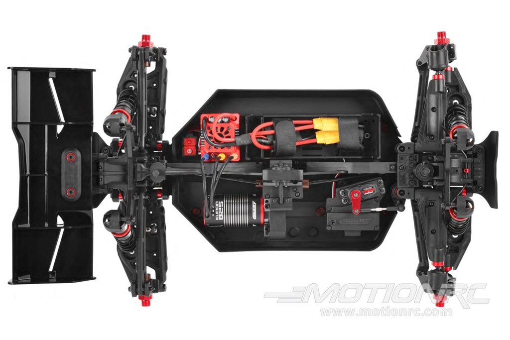 Team Corally Asuga XLR Red Large Scale 4WD Monster Buggy - RTR COR00288-R