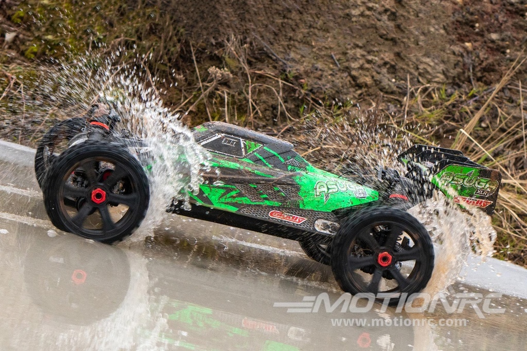 Team Corally Asuga XLR Green Large Scale 4WD Monster Buggy - RTR COR00288-G