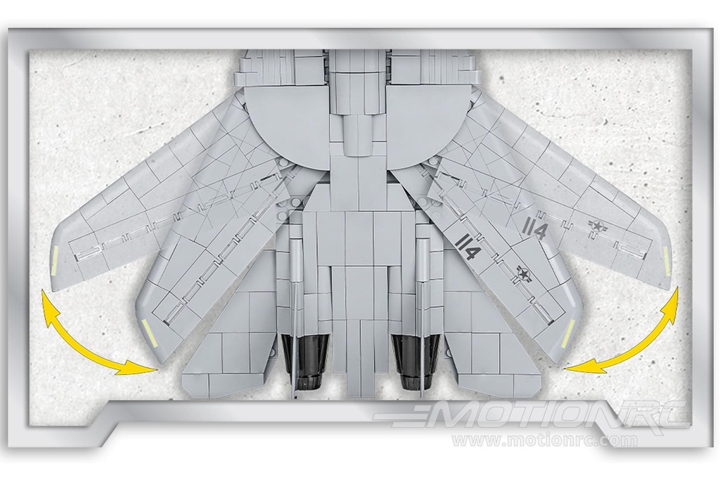 COBI Top Gun F-14A Tomcat Fighther 1:48 Scale Building Block Set COBI-5811A