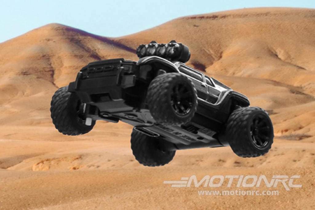 Turbo Racing Monster Truck Black 1/76 Scale 2WD - RTR TBRC81B