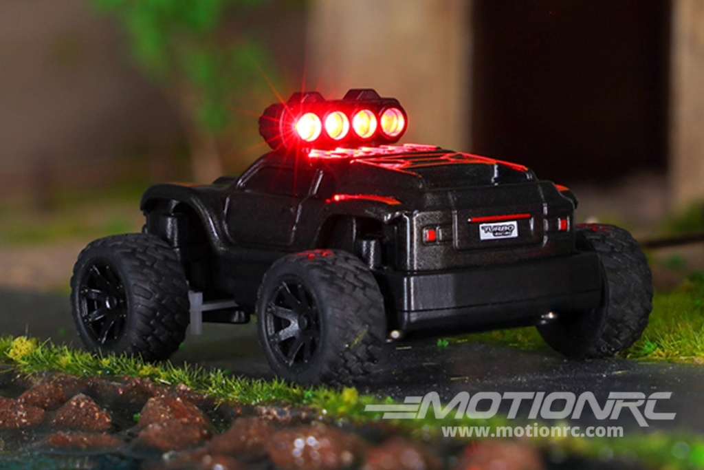 Turbo Racing Monster Truck Black 1/76 Scale 2WD - RTR TBRC81B