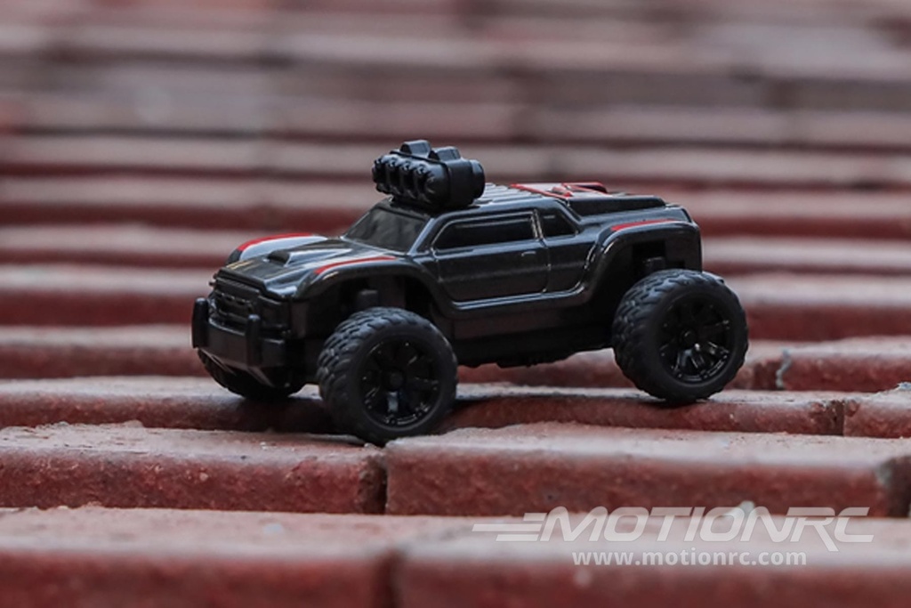 Turbo Racing Monster Truck Black 1/76 Scale 2WD - RTR TBRC81B
