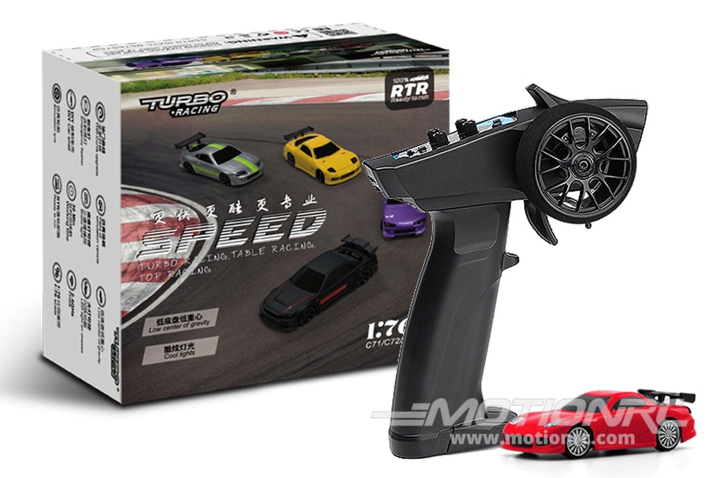 Turbo Racing S-Type Red 1/76 Scale 2WD - RTR