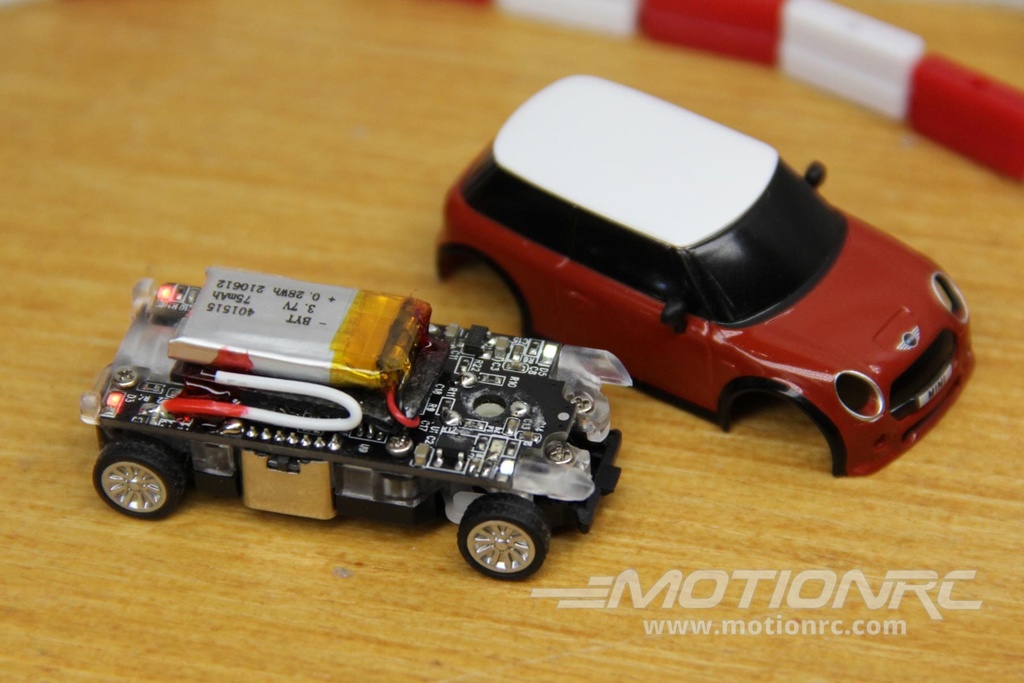 Turbo Racing BMW Red Mini Cooper 1/76 Scale 2WD - RTR TBRTR01
