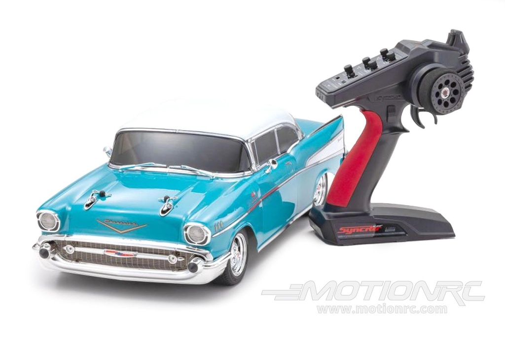 Kyosho Fazer Mk2 FZ02L 1957 Chevy Bel Air Coupe Tropical Turquoise 1/10 Scale 4WD Car - RTR KYO34433T1