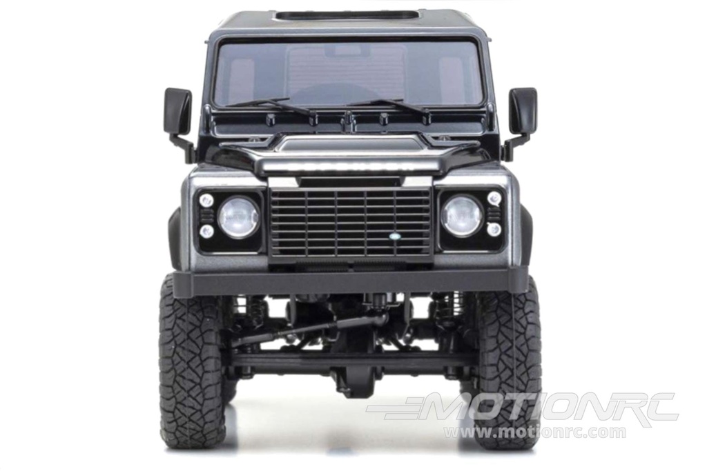 Kyosho Mini-Z Grey/Black Land Rover Defender 90 MX-01 1/27 Scale AWD Truck - RTR KYO32526GM