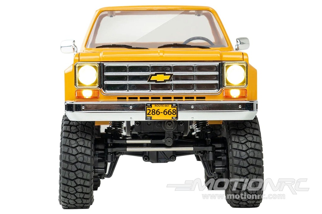 FMS FCX18 Chevy K10 Yellow 1/18 Scale 4WD Crawler - RTR FMS11851RTRYL