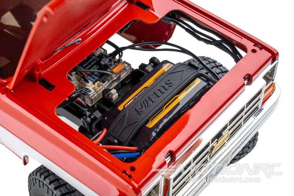 FMS FCX18 Chevy K10 Red 1/18 Scale 4WD Crawler - RTR FMS11851RTRRD