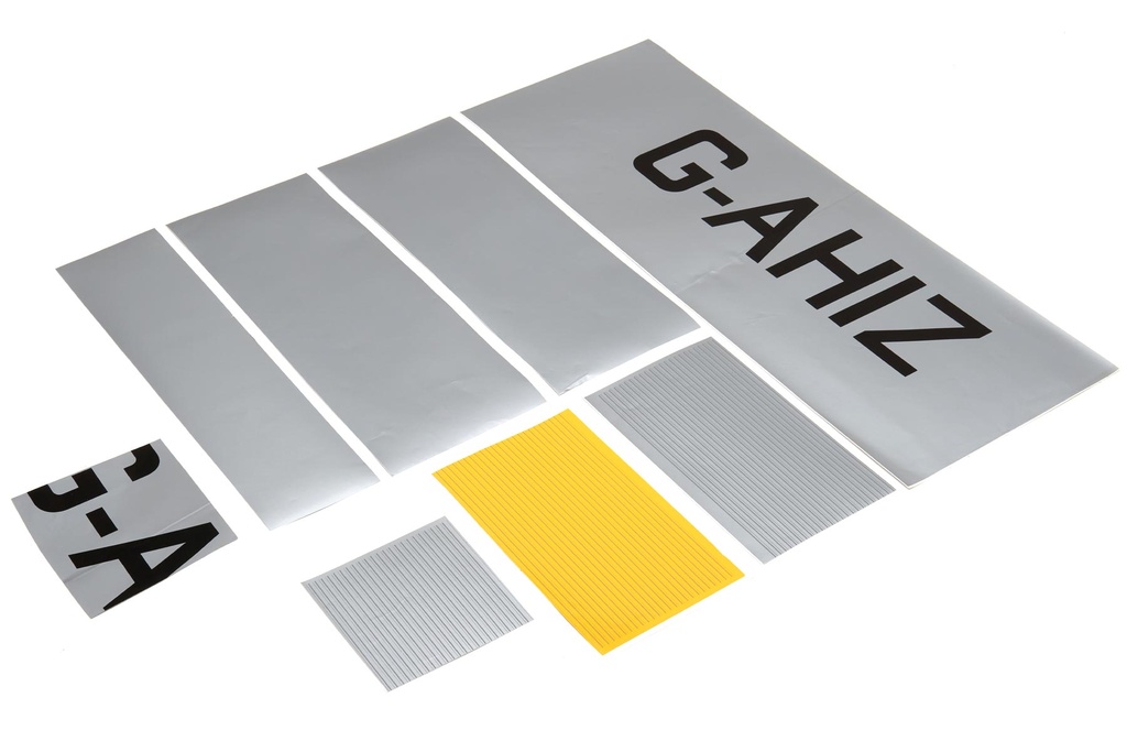 Nexa 1400mm DH.82 Tiger Moth Yellow Silver Covering Set (Wing)
