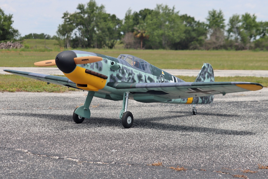 Black Horse Messerschmitt BF 109G 2255mm (89") Wingspan - ARF