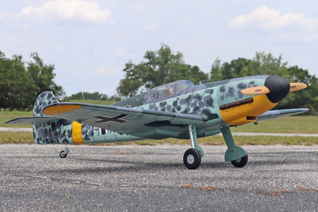 Black Horse Messerschmitt BF 109G 2255mm (89") Wingspan - ARF