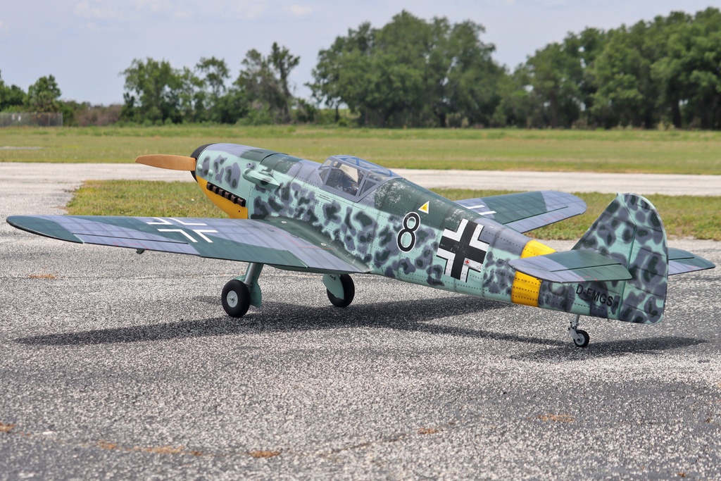 Black Horse Messerschmitt BF 109G 2255mm (89") Wingspan - ARF