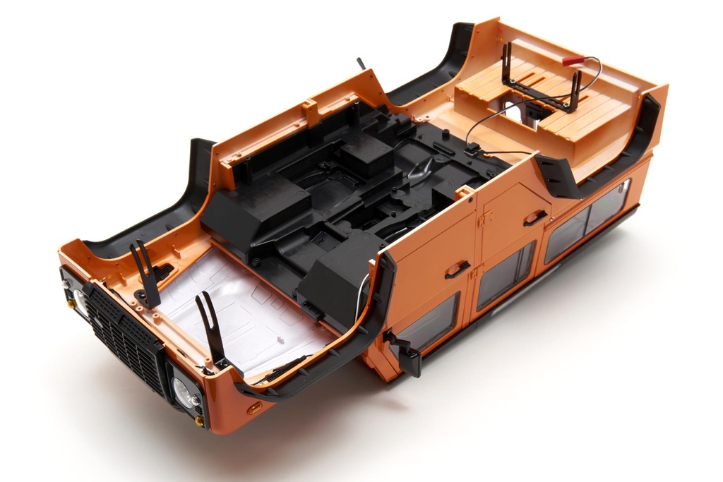 Primus 1/10 Scale Pro Crawler Orange Assembled Body Set