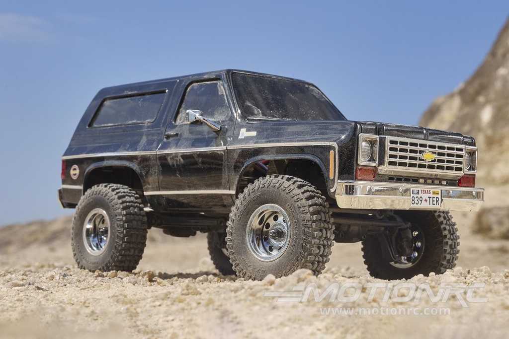 FMS FCX24 Chevy K5 Blazer Black 1/24 Scale 4WD Crawler - RTR FMS12403RTRBK