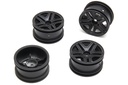Primus 1/12 Scale PC12 Aluminum Wheel Set Black (4)