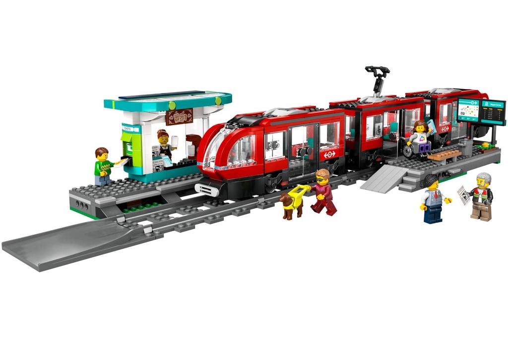 LEGO City Downtown Streetcar and Station