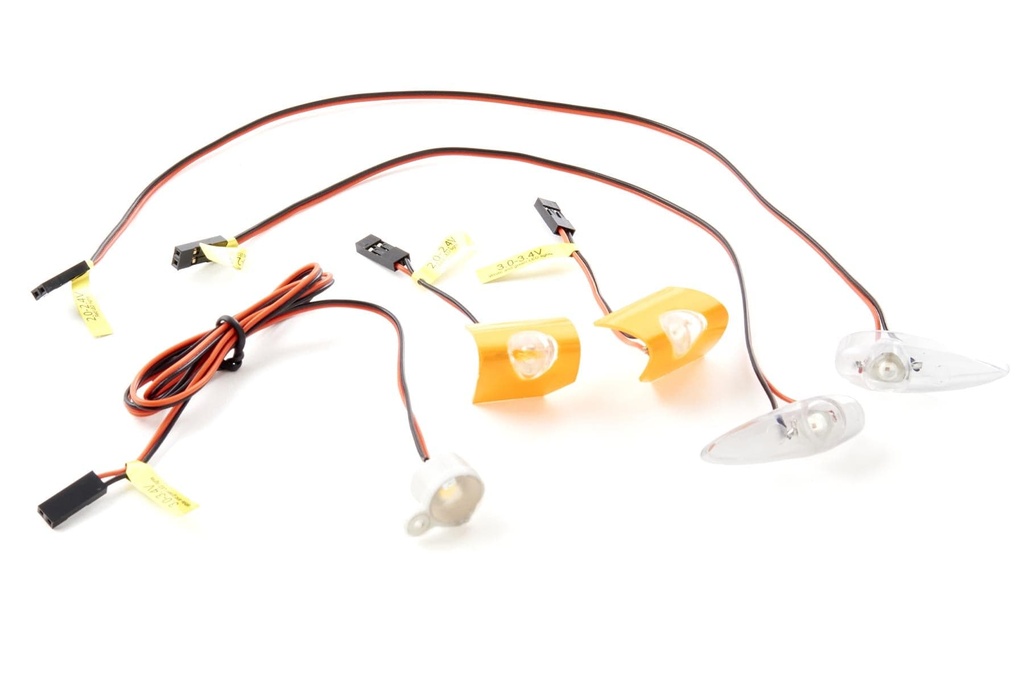 Freewing 90mm EDF Zeus LED Light Set - Orange