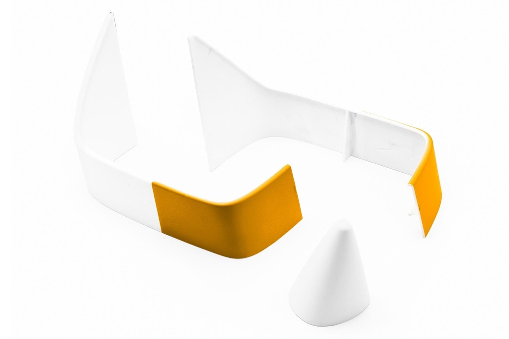 Freewing 90mm EDF Zeus Nose Cone and EDF Cover - Orange